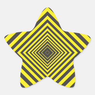 HYPNOTIC DIAMONDS STAR STICKER