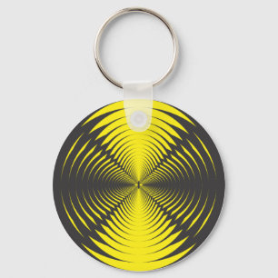 Hypnotic disc key ring
