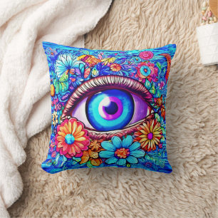 Hypnotic Floral Eye Cushion