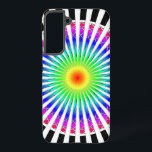 Hypnotic Flower Samsung Galaxy Case<br><div class="desc">An optical illusion with color</div>