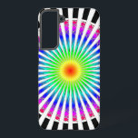 Hypnotic Flower Samsung Galaxy Case<br><div class="desc">An optical illusion with color</div>