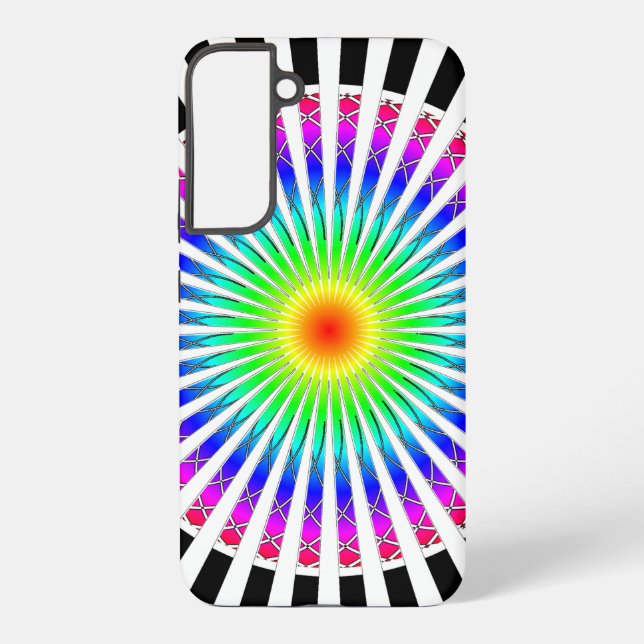 Hypnotic Flower Samsung Galaxy S22+ Case (Back)