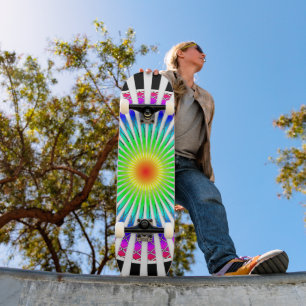 Hypnotic Flower Skateboard