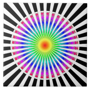 Hypnotic Flower Tile