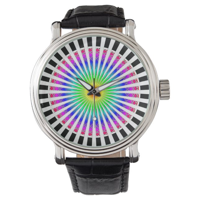 Hypnotic Flower Watch (Front)