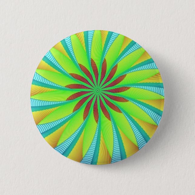 Hypnotic image 3 6 cm round badge (Front)