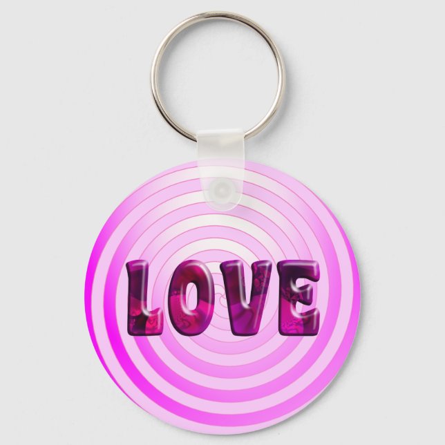 Hypnotic Love Keychain (Front)