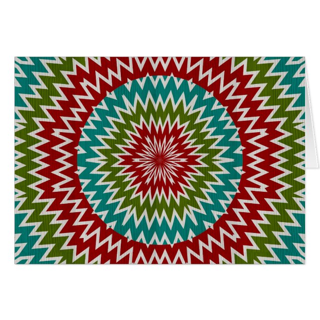 Hypnotic mandalaic flower (Front Horizontal)