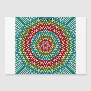 Hypnotic mandalaic flower