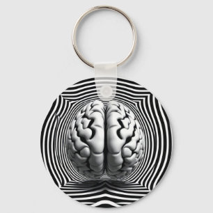Hypnotic Mind Maze – Dive Into the Spiral Key Ring