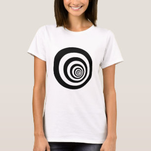 Hypnotic Optical Illusion Concentric Circles T-Shirt
