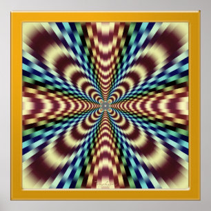 Hypnotic Optical Vibration Therapy Poster