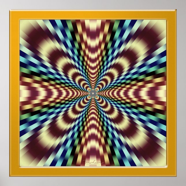 Hypnotic Optical Vibration Therapy Poster (Front)
