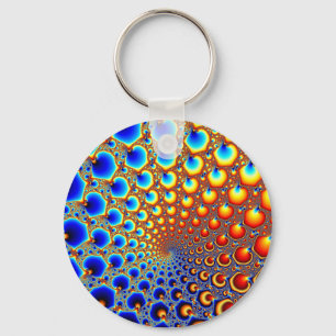 Hypnotic portal - Fractal Key Ring