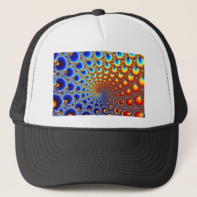 Hypnotic portal - Fractal Trucker Hat (Front)
