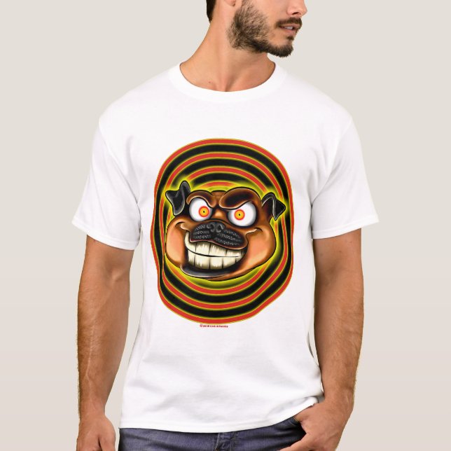 Hypnotic Pug Shirt (Front)