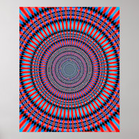 Hypnotic Radial Pattern