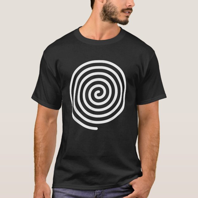 Hypnotic Spiral Gyro Graphic And Spinning Top Desi (Front)