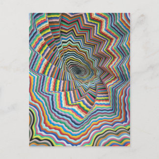 Hypnotic Spiral Postcard