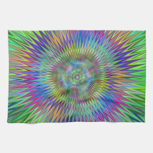 Hypnotic stars tea towel