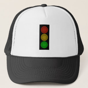 Hypnotic Stoplight Trucker Hat