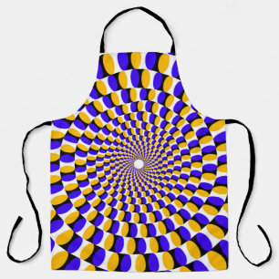 Hypnotic surreal abstract apron