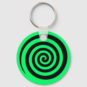 Hypnotic Swirl Keychain