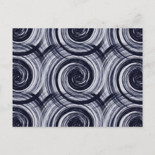 Hypnotic Swirls Postcard