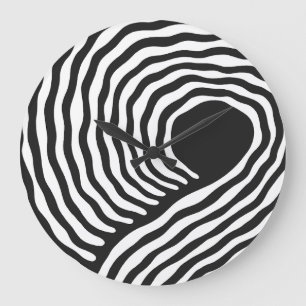 Hypnotic Wave Large Clock