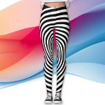 Hypnotise Fellow Runners  Leggings<br><div class="desc">Get ready to turn heads with these eye-catching women's leggings featuring a modern, bold black and white spiral design! Perfect for anyone who loves a bit of fun and magic in their wardrobe, these leggings play with the mesmerising concepts of hypnosis and psychedelic optical illusions. The hypnotic pattern adds a...</div>