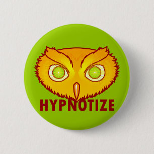 Hypnotise Owl Button