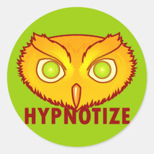 Hypnotise Owl Sticker