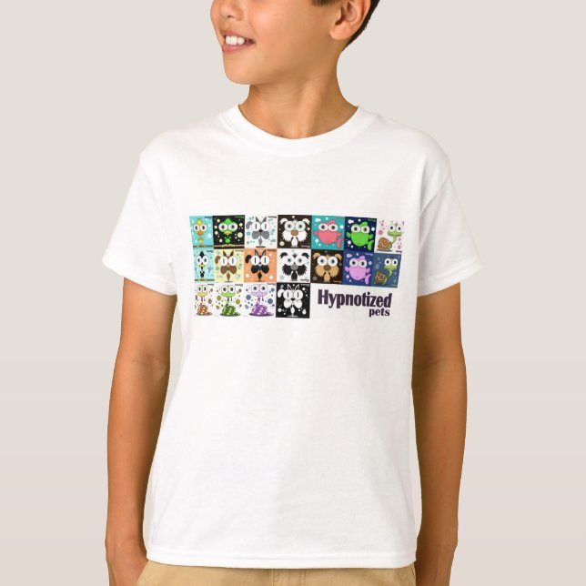 Hypnotised Pets Kids' T-Shirt (Front)