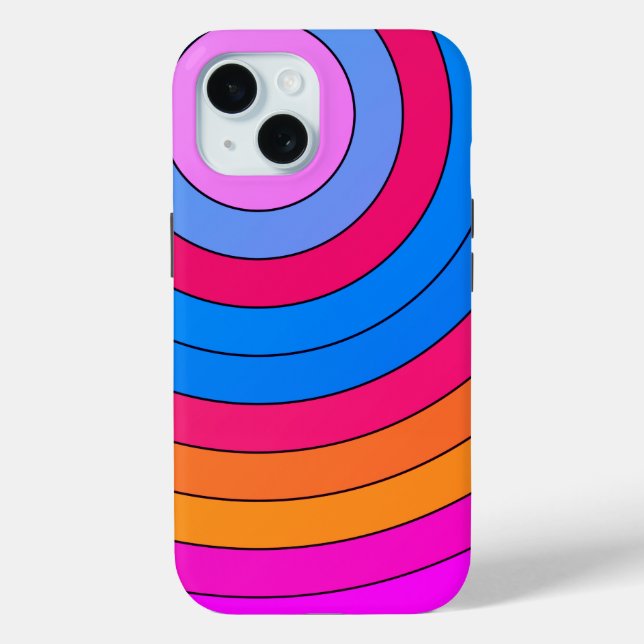 Hypnotised(ultra violet) iPhone case (Back)