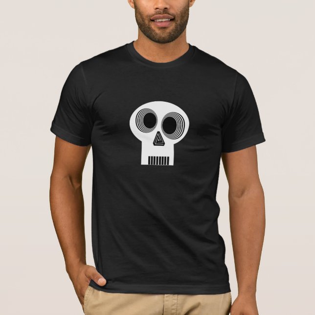 Hypnotised White Skull Tee (Front)