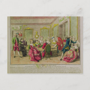 Hypnotism Session with Franz Anton Mesmer  1784 Postcard