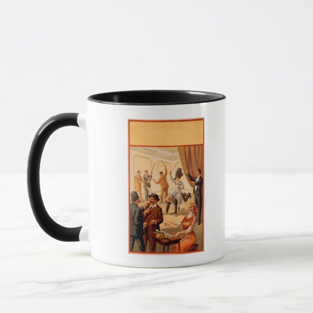 Hypnotist controlling room of People Theatre Mug (Left)