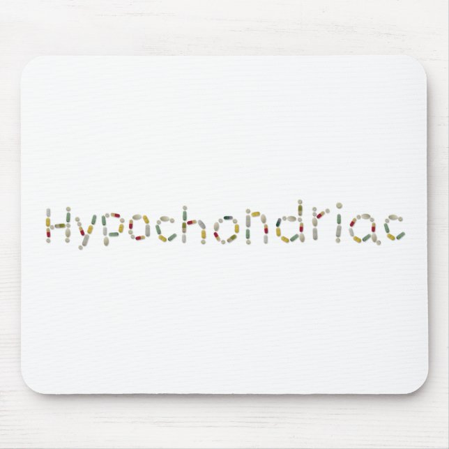 hypochondriac mouse mat (Front)