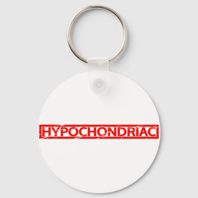 Hypochondriac Stamp Key Ring (Front)