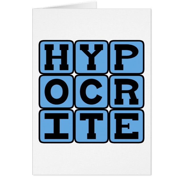 Hypocrite, Liar (Front)