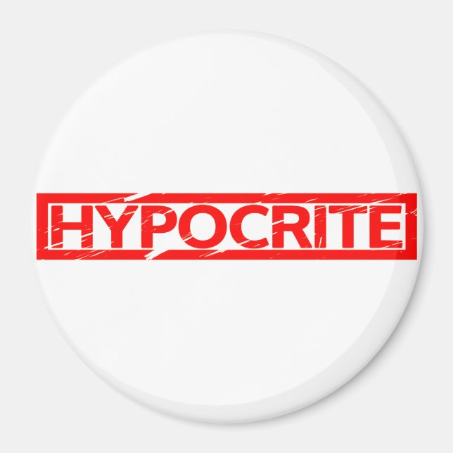 Hypocrite Stamp Magnet (Front)