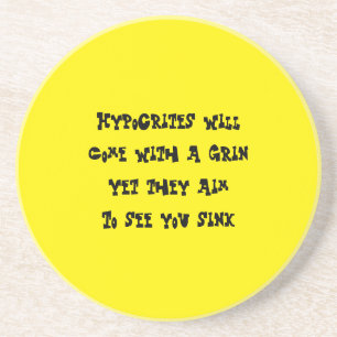 Hypocrites Coaster