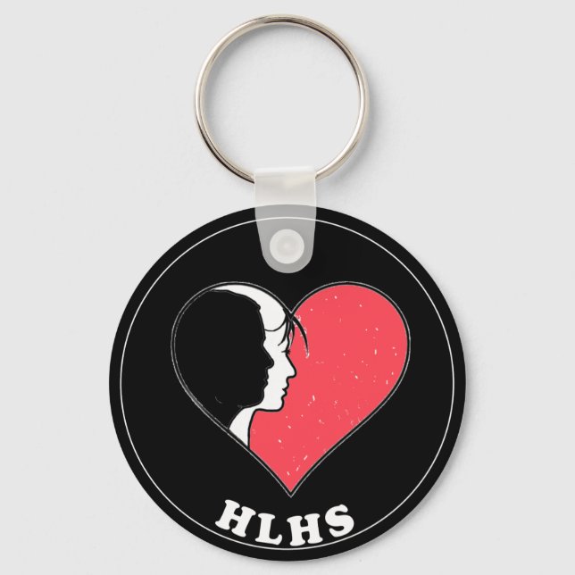 Hypoplastic Left Heart Syndrome (HLHS) Key Chain (Front)