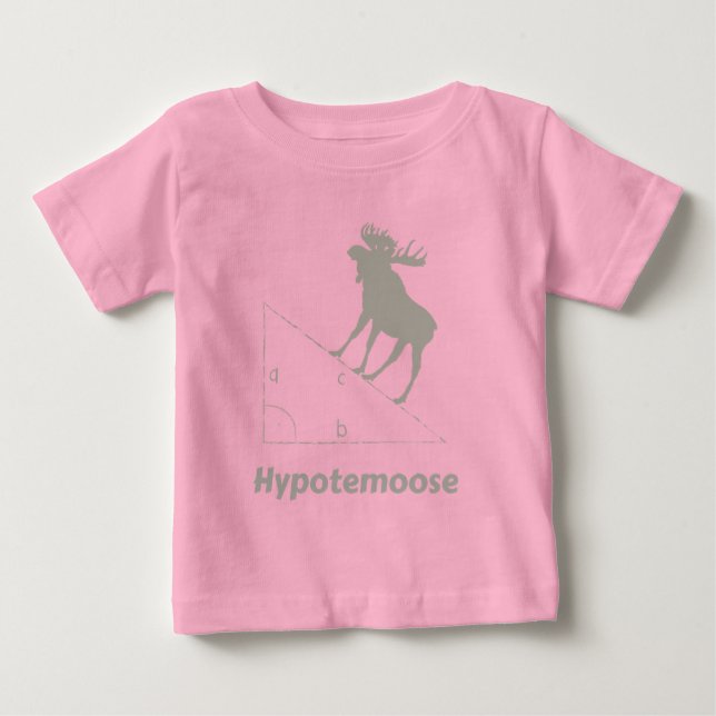 Hypotemoose Math Geek Baby T-Shirt (Front)