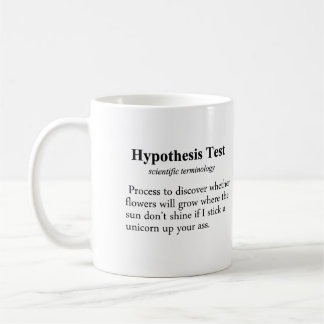 Hypothesis Testing Definition Coffee Mug