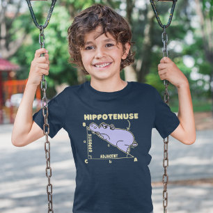 Hyppotenuse Lindo Matematico Hypotamo For Children T-Shirt