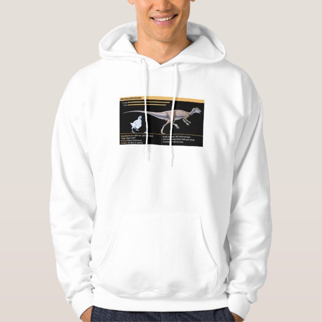Hypsilophodon - Biology Jurassic Dinosaur Hoodie (Front)