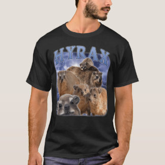Hyrax Fire Meme Funny Animal Lover Humour Rock T-Shirt