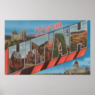 Hyrum, UtahLarge Letter ScenesHyrum, UT Poster