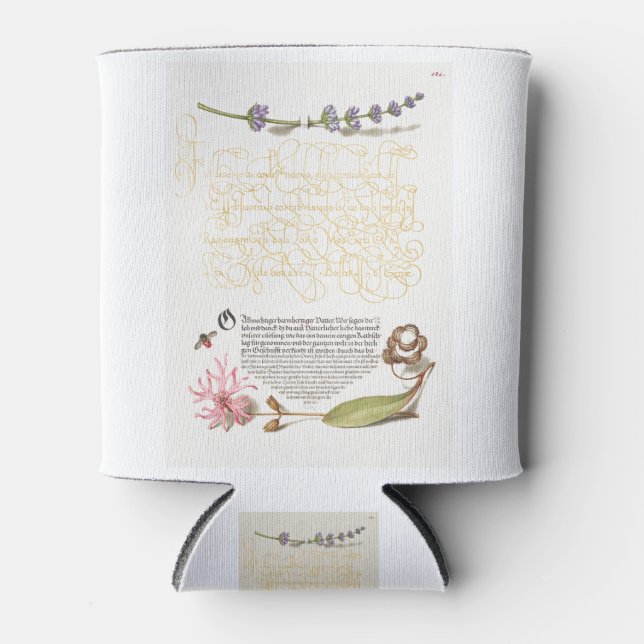 Hyssop, Insect, and Cuckoo Flower from Mira Can Cooler (Front)